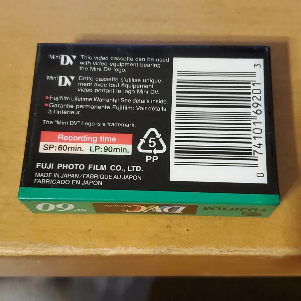 New Fujifilm Mini DVC Cassette